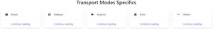 Screenshot of transport modes block